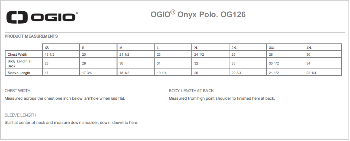 Men’s OGIO Onyx Polo
