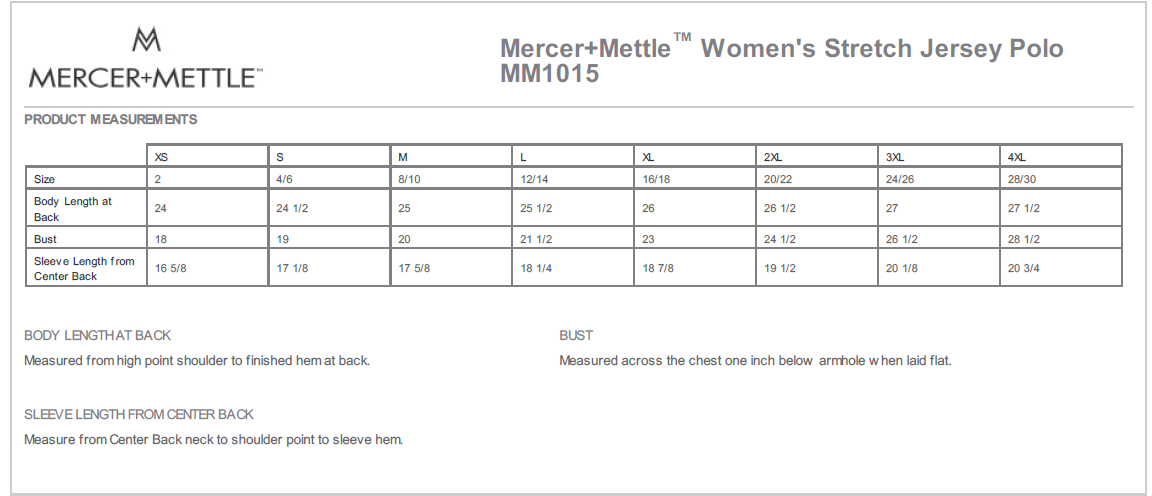 Women’s Mercer Mettle Stretch Jersey Polo