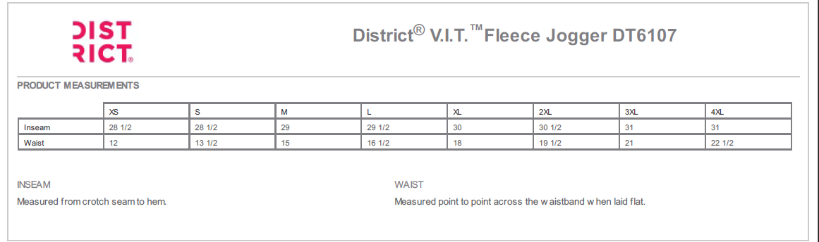 District Fleece Jogger