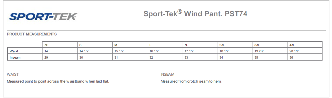 Sport-Tek Wind Pant