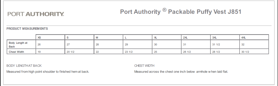 Men’s Packable Puffy Vest