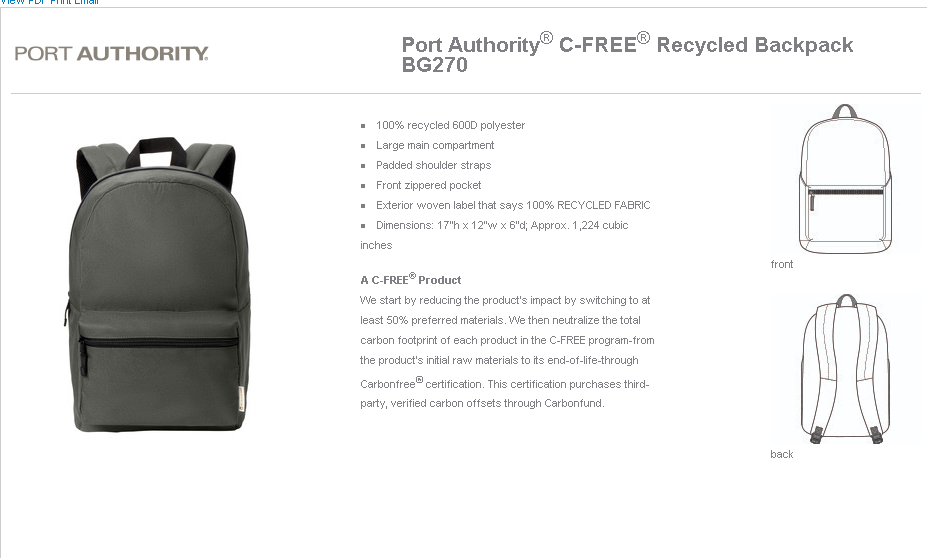 C-FREE® Recycled Backpack