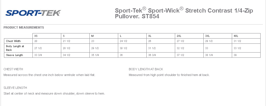 Men’s Sport-Wick Contrast ¼ Zip Pullover