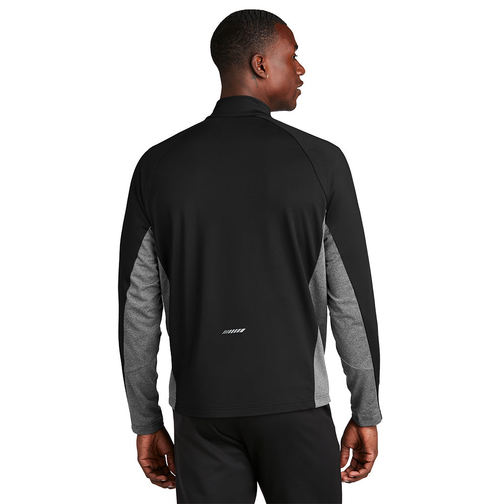 Men’s Sport-Wick Contrast ¼ Zip Pullover