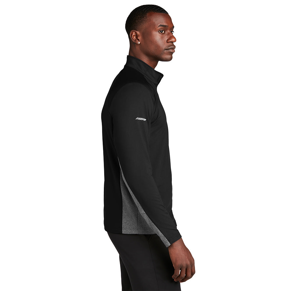 Men’s Sport-Wick Contrast ¼ Zip Pullover