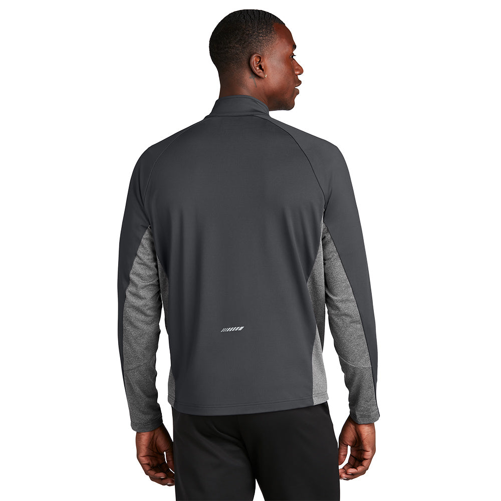 Men’s Sport-Wick Contrast ¼ Zip Pullover